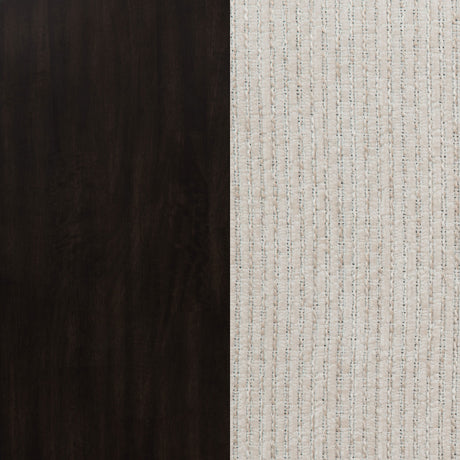 Catley Dark Coffee 5-piece Round Drop Leaf Dining Table Set - Ornate Home