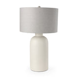 Cato Cream/White Base Table Lamp - Ornate Home