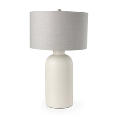 Cato Cream/White Base Table Lamp - Ornate Home