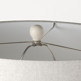 Cato Cream/White Base Table Lamp - Ornate Home