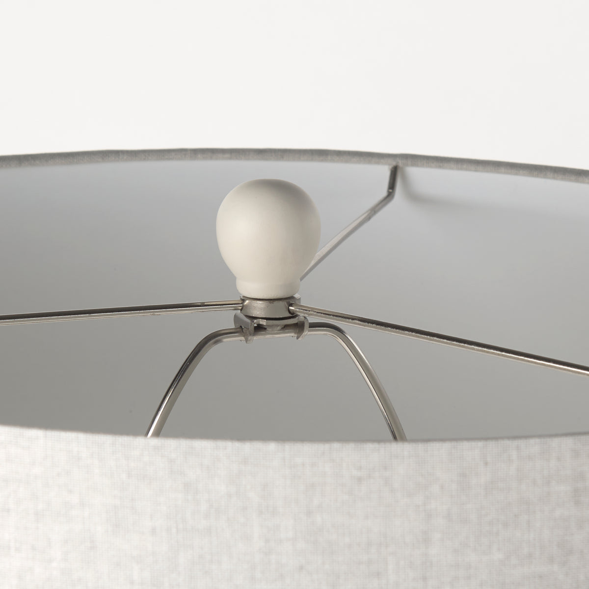 Cato Cream/White Base Table Lamp - Ornate Home