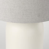 Cato Cream/White Base Table Lamp - Ornate Home