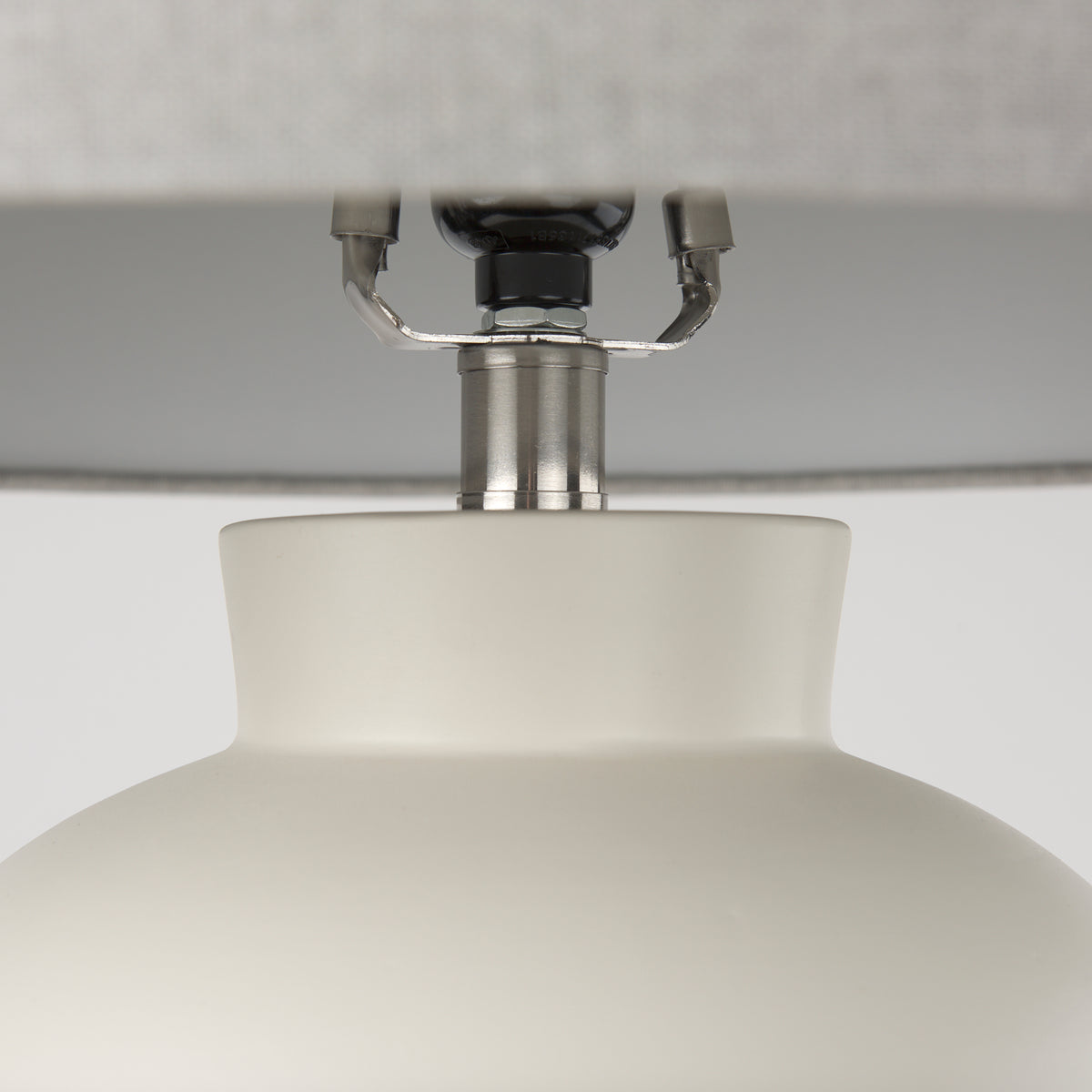 Cato Cream/White Base Table Lamp - Ornate Home