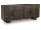 Cato Dark Brown Accent Cabinet (Online Special Price) - Ornate Home