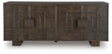 Cato Dark Brown Accent Cabinet (Online Special Price) - Ornate Home