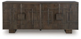 Cato Dark Brown Accent Cabinet - Ornate Home