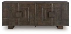 Cato Dark Brown Accent Cabinet - Ornate Home