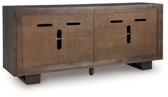 Cato Dark Brown Accent Cabinet - Ornate Home