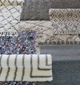 Catoosa White/Black Trellis Wool Rug - Clearance - Ornate Home