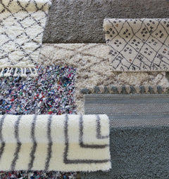 Catoosa White/Black Trellis Wool Rug - Clearance - Ornate Home