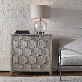 Catori Smoked Ivory Console Cabinet - Ornate Home