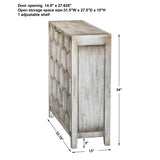 Catori Smoked Ivory Console Cabinet - Ornate Home