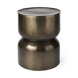 Catriona Gold Accent Hourglass Table - Ornate Home