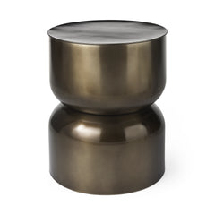 Catriona Gold Accent Hourglass Table - Ornate Home