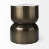 Catriona Gold Accent Hourglass Table - Ornate Home