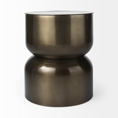 Catriona Gold Accent Hourglass Table - Ornate Home