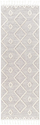 Cauldwell High/Low Pile Rug with Tassels - Clearance - Ornate Home