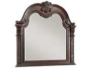 Cavalier Dark Cherry Bedroom Mirror - Ornate Home