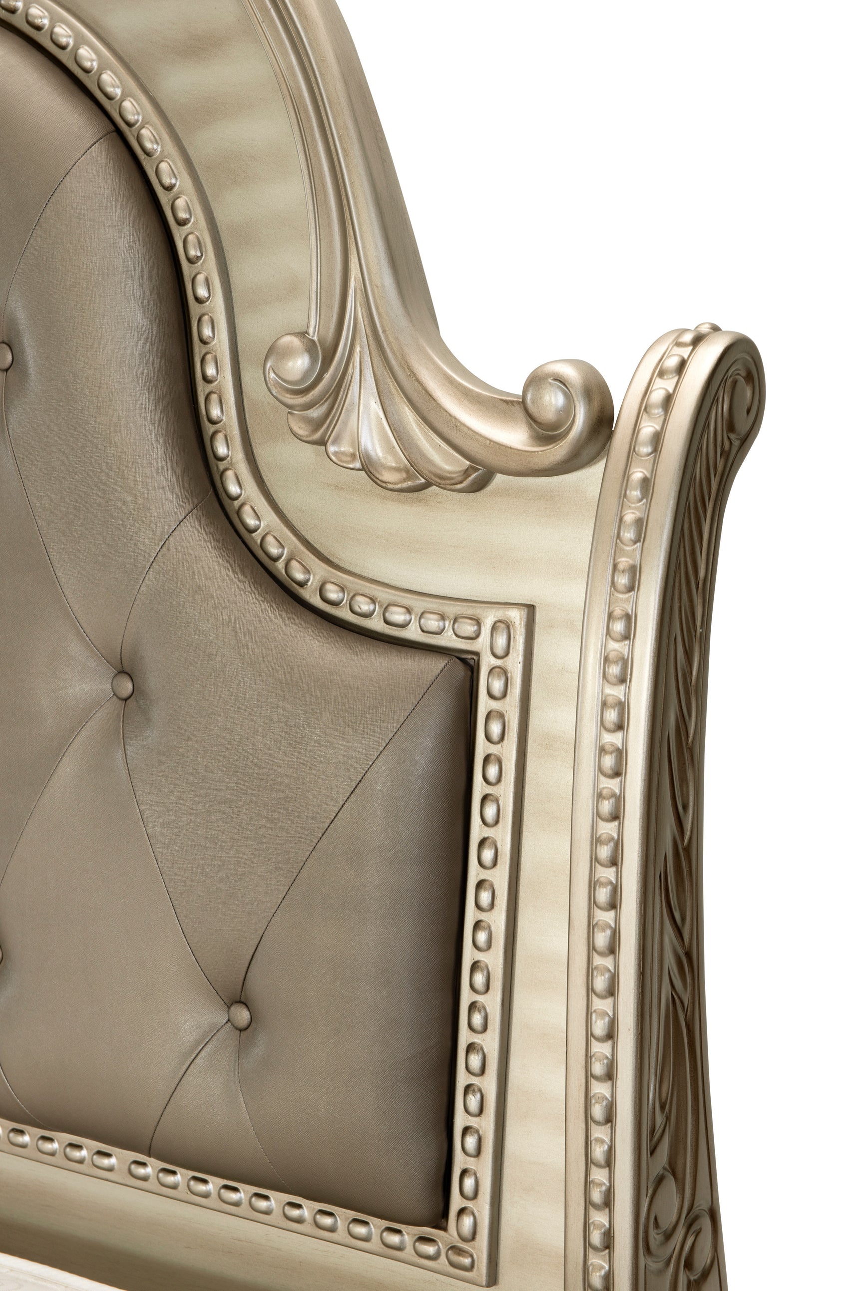 Cavalier Silver 4-piece Queen Bedroom Set - Ornate Home