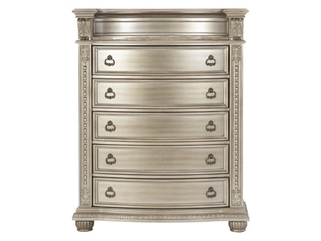 Cavalier Silver Chest - Ornate Home