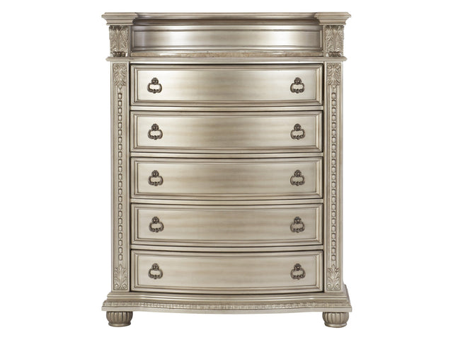 Cavalier Silver Chest - Ornate Home