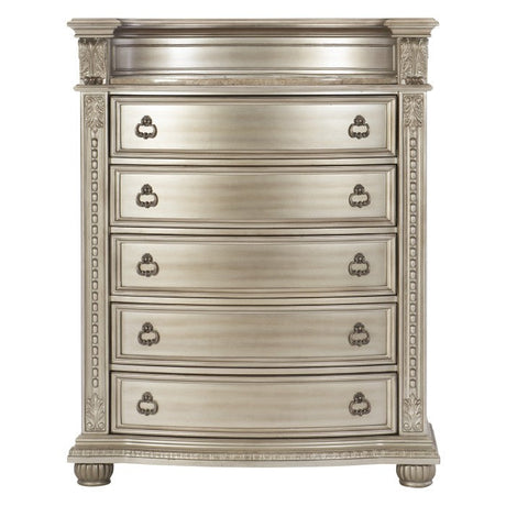 Cavalier Silver Chest - Ornate Home