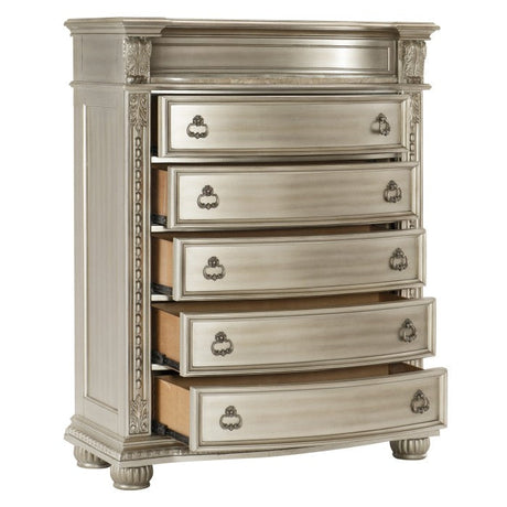 Cavalier Silver Chest - Ornate Home