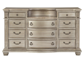 Cavalier Silver Dresser - Ornate Home
