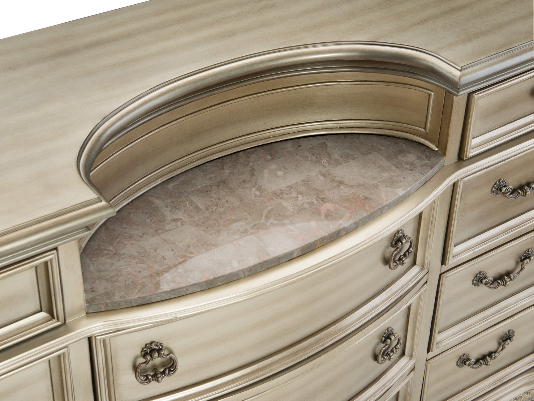 Cavalier Silver Dresser - Ornate Home