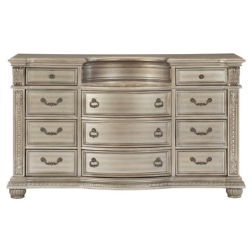 Cavalier Silver Dresser - Ornate Home