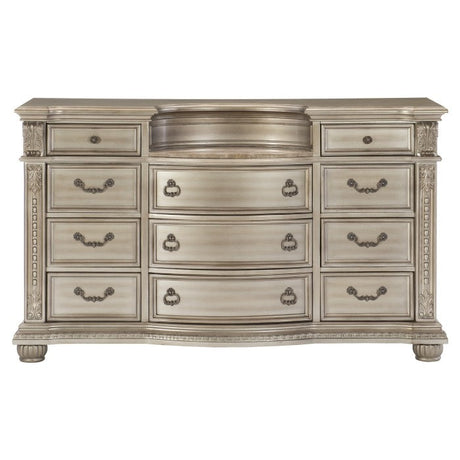Cavalier Silver Dresser - Ornate Home