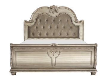 Cavalier Silver Eastern King Bed - Ornate Home