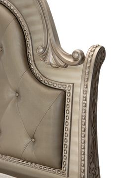 Cavalier Silver Eastern King Bed - Ornate Home