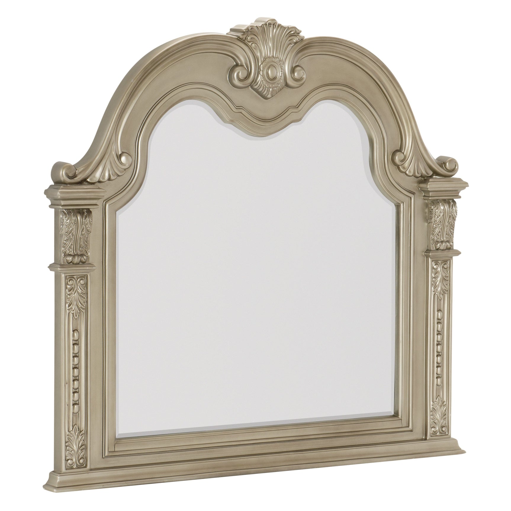 Cavalier Silver Mirror - Ornate Home
