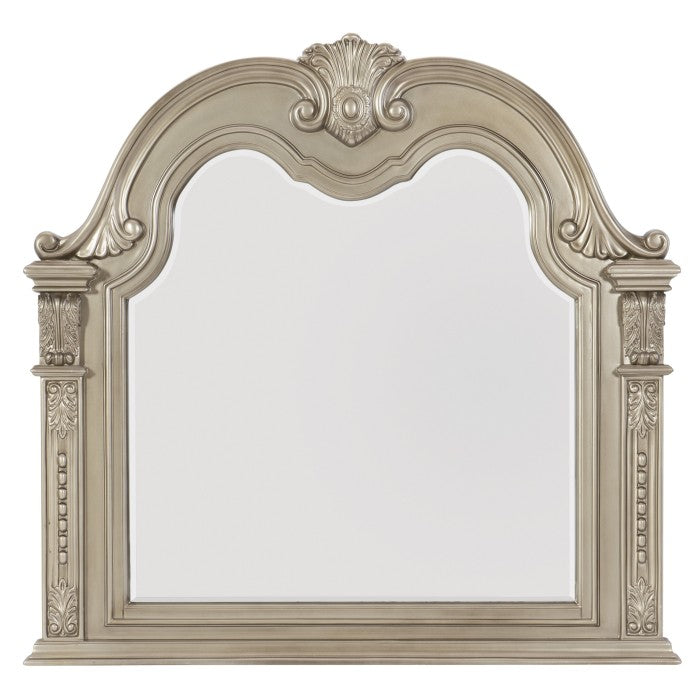Cavalier Silver Mirror - Ornate Home