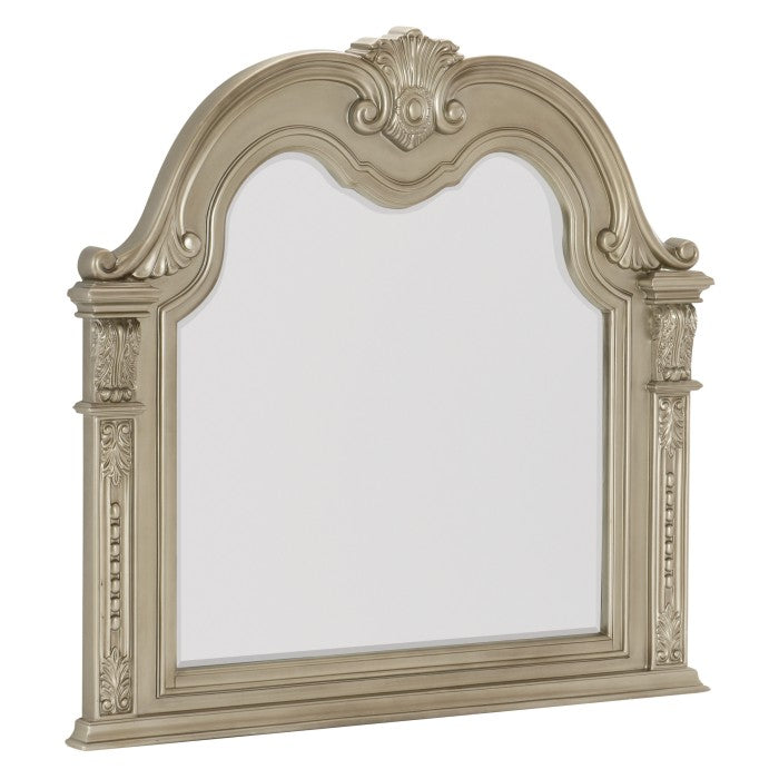 Cavalier Silver Mirror - Ornate Home