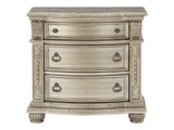Cavalier Silver Nightstand - Ornate Home