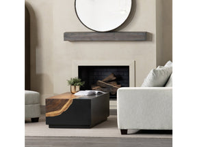 Cavallo Black/Brown Cocktail Table - Ornate Home