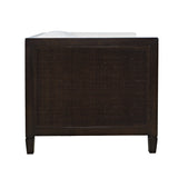 Cavell Cream/Brown Cane Panel Accent Chair - Ornate Home