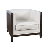Cavell Cream/Brown Cane Panel Accent Chair - Ornate Home