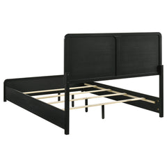Cavelle BLACK 4-piece Eastern King Bedroom Set - Ornate Home