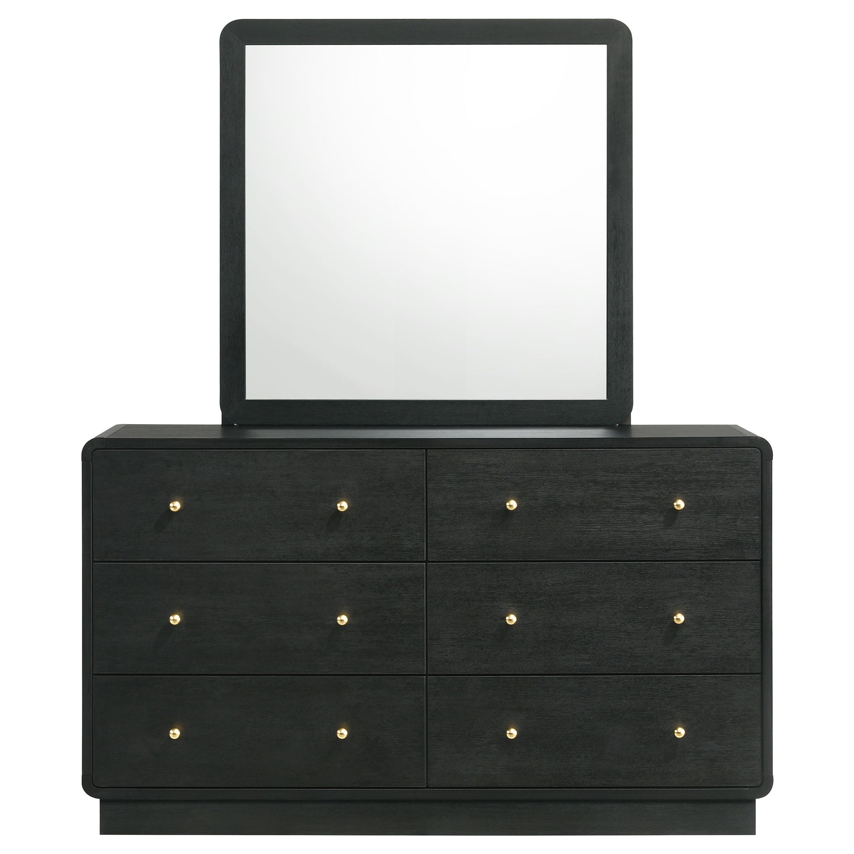Cavelle BLACK Dresser Mirror - Ornate Home