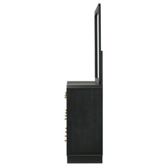 Cavelle BLACK Dresser Mirror - Ornate Home