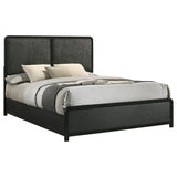 Cavelle BLACK Eastern King Panel Bed - Ornate Home