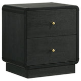 Cavelle Black 5-piece Full Bedroom Set - Ornate Home