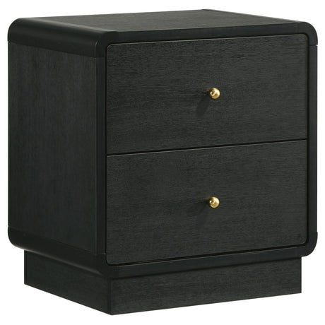 Cavelle Black 5-piece Twin Bedroom Set - Ornate Home