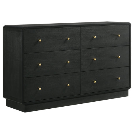 Cavelle Black 5-piece Twin Bedroom Set - Ornate Home