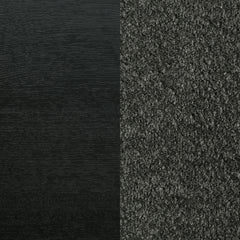 Cavelle Black 51-inch Upholstered Full Panel Bed - Ornate Home