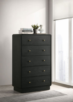 Cavelle Black Chest - Ornate Home