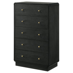 Cavelle Black Chest - Ornate Home